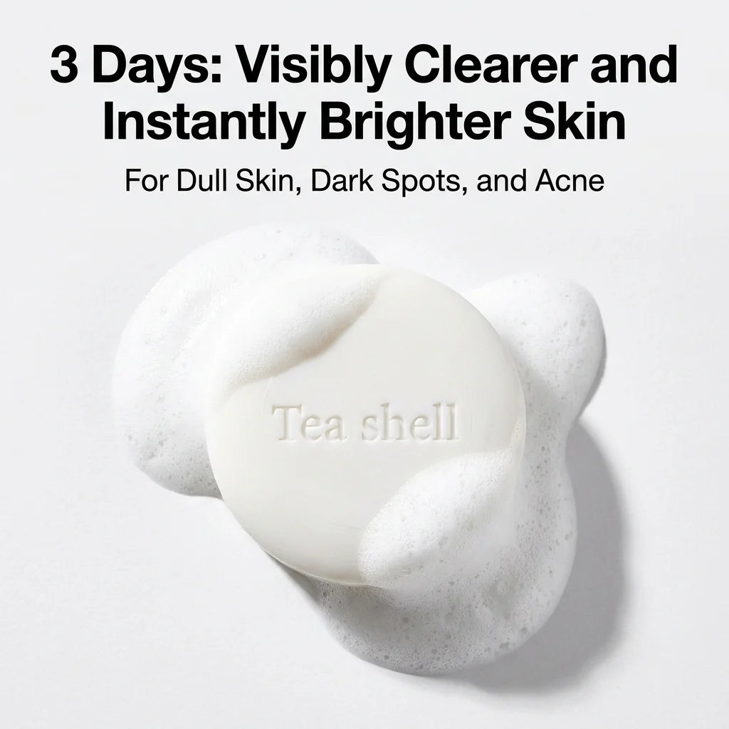 Teashell Niacinamide Skin Brightening Soap – 3D Glow & Tone Care