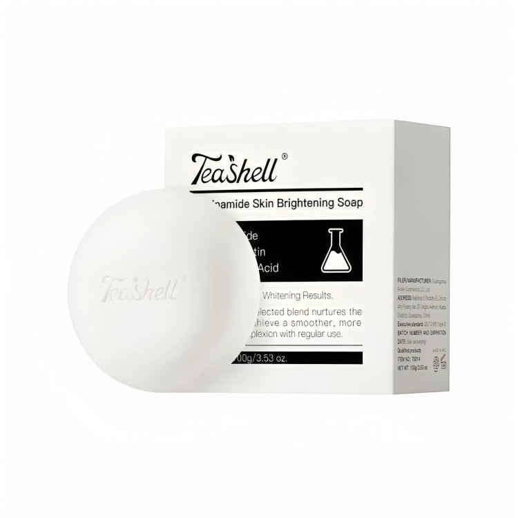 Teashell Niacinamide Skin Brightening Soap – 3D Glow & Tone Care